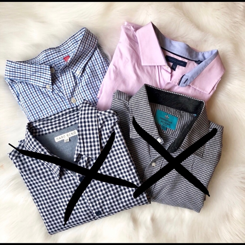 2 for 1: Men’s Long Sleeve Dress Shirt - Picture 3 of 3